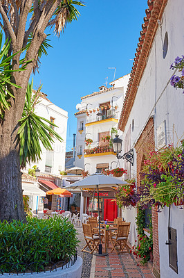 Buy stock photo The beautiful city of Marbella, Andalusia, Spain