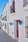 Mijas - old city of Andalusia , Spain