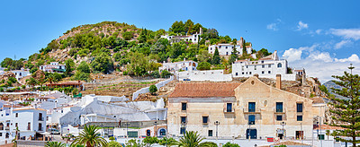 Buy stock photo The beautiful old city of Frigiliana, Andalusia, Spain