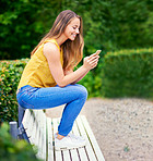 Having a text date in the park