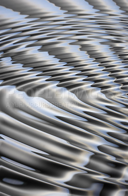 Buy stock photo Ocean, nature and ripple in water for wallpaper, creativity and peace with space or light. Sea, aqua or texture for background with liquid, calming or zen aesthetic in environment with circle pattern