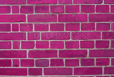 Buy stock photo Cropped shot of a facebrick wall