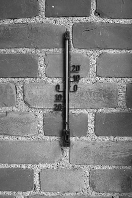 Buy stock photo Cropped shot of a facebrick wall