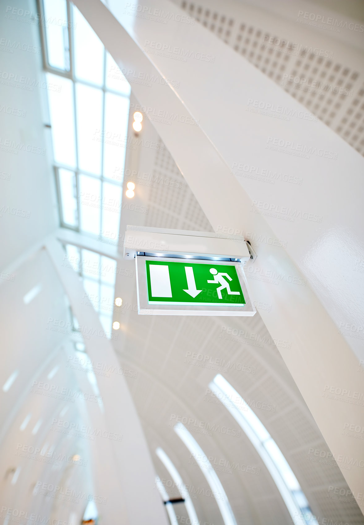 Buy stock photo The the airport terminal - abstract architectural details