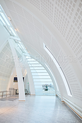 Buy stock photo The the airport terminal - abstract architectural details