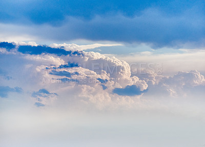 Buy stock photo Shot of clouds in the sky