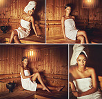 Serenity in the sauna