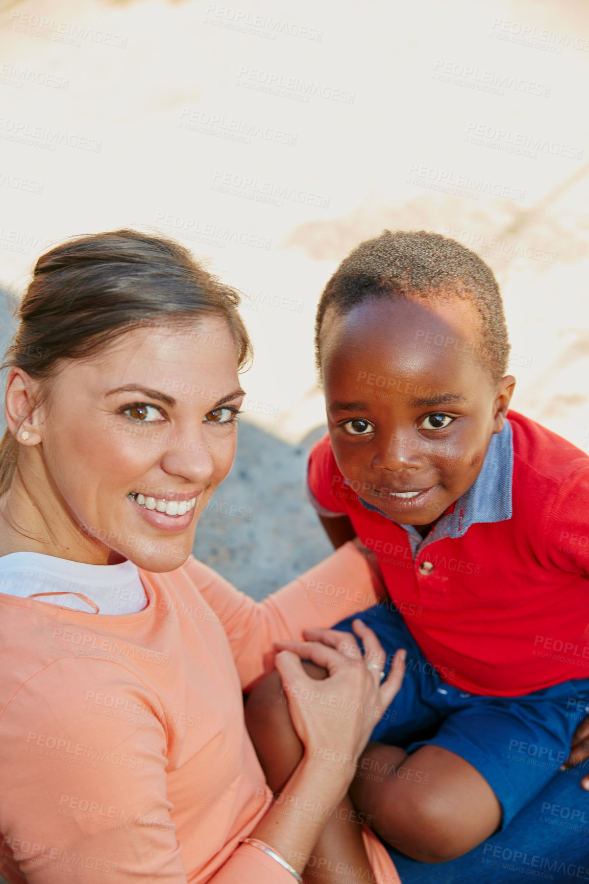 Buy stock photo Shot of kids at a community outreach event