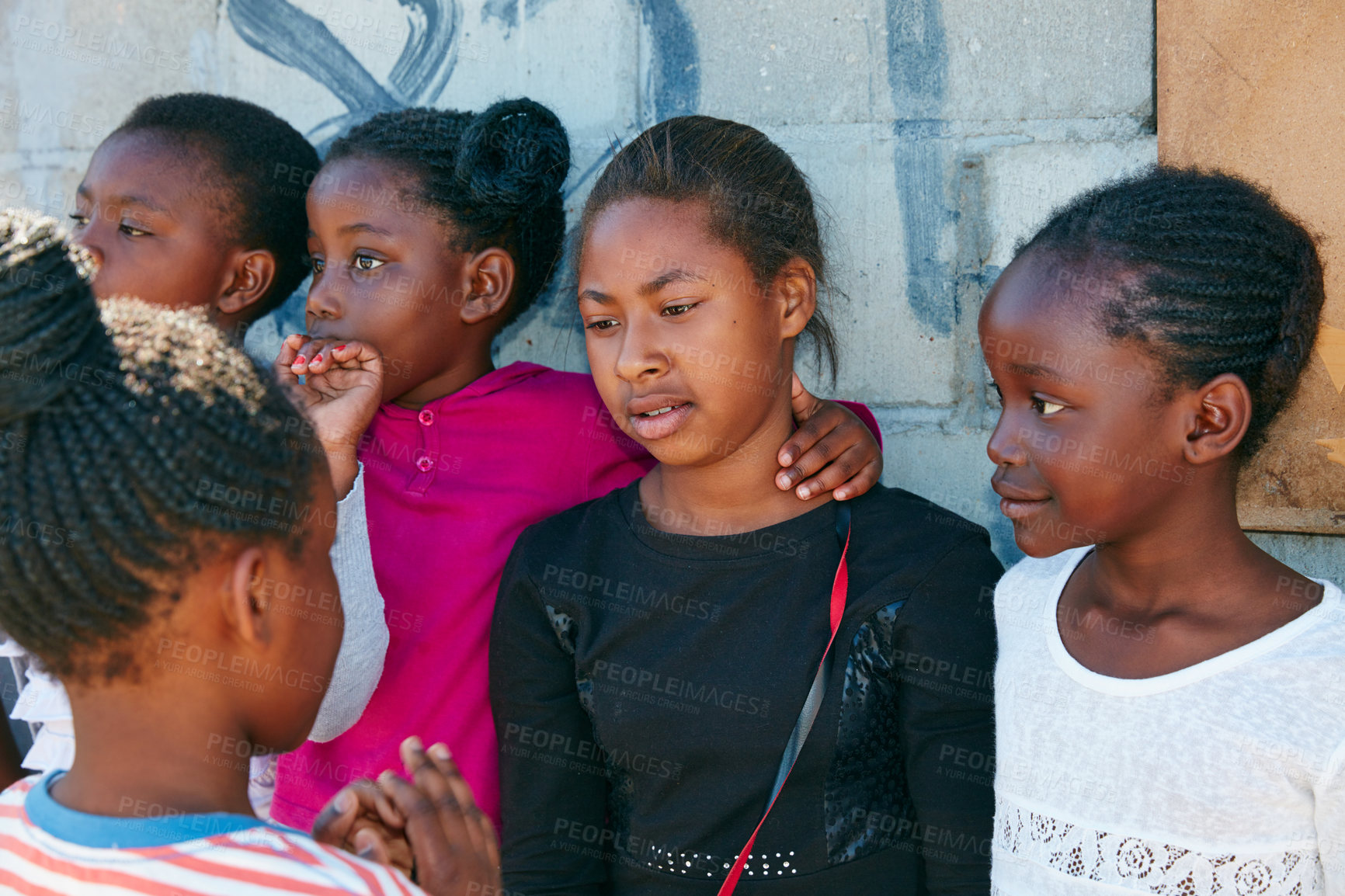 Buy stock photo Shot of kids at a community outreach event