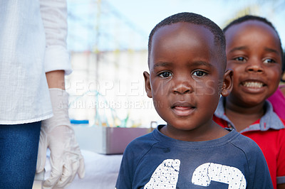 Buy stock photo Shot of kids at a community outreach event