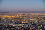 Cape Town after sunset