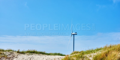 Buy stock photo Windmill - real alternative energy