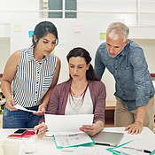 Building Expectations Defining expectations for their project as a team | Buy Stock Photo on ...