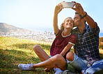 Taking a selfie in the sunlight