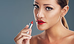Vamp up your makeup routine with red lipstick