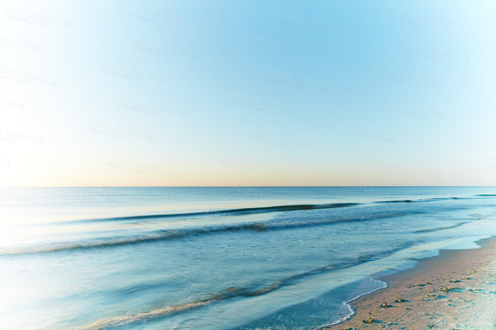 Buy stock photo Beach and ocean -  Jutland, West Coast, Denmark