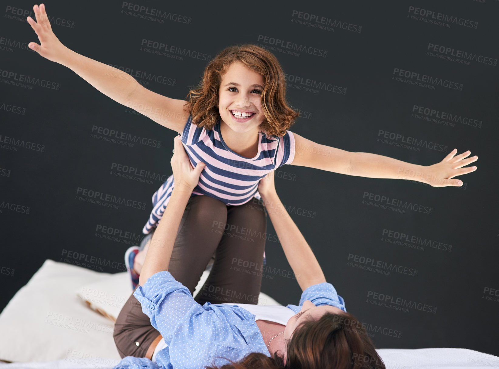 Buy stock photo Shot of a mother and daughter spending some alone time