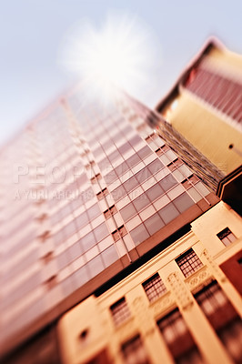 Buy stock photo Abstract blurred city images