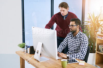 Buy stock photo Shot of creative businesspeople working in the office