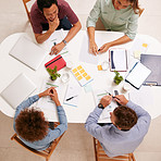 Looking down on success