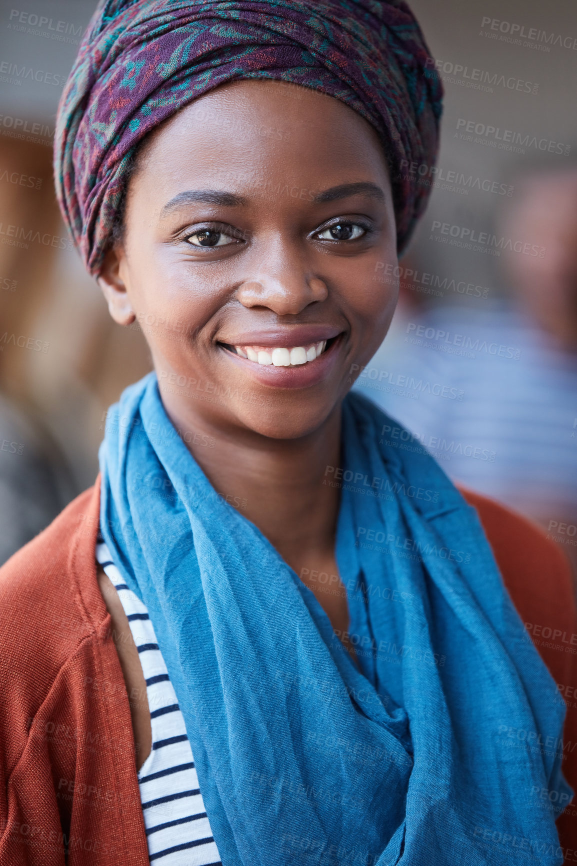 Buy stock photo Portrait of a university student on campus