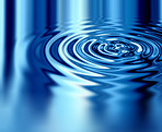 Crystal blue ripples
