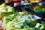 Local Thai vegetable stall