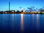 Harbour at evening