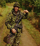 Danish Scout Unit Member (Special Forces) doing training