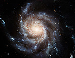 Giant Spiral Disk of Stars, M101