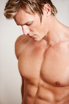 He's perfectly sculpted