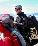 Getting ready for a day in the sky