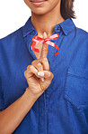 Gift-wrapped finger