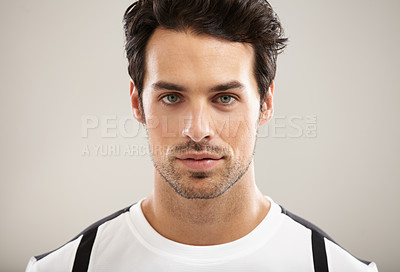 Buy stock photo Portrait of a handsome young man