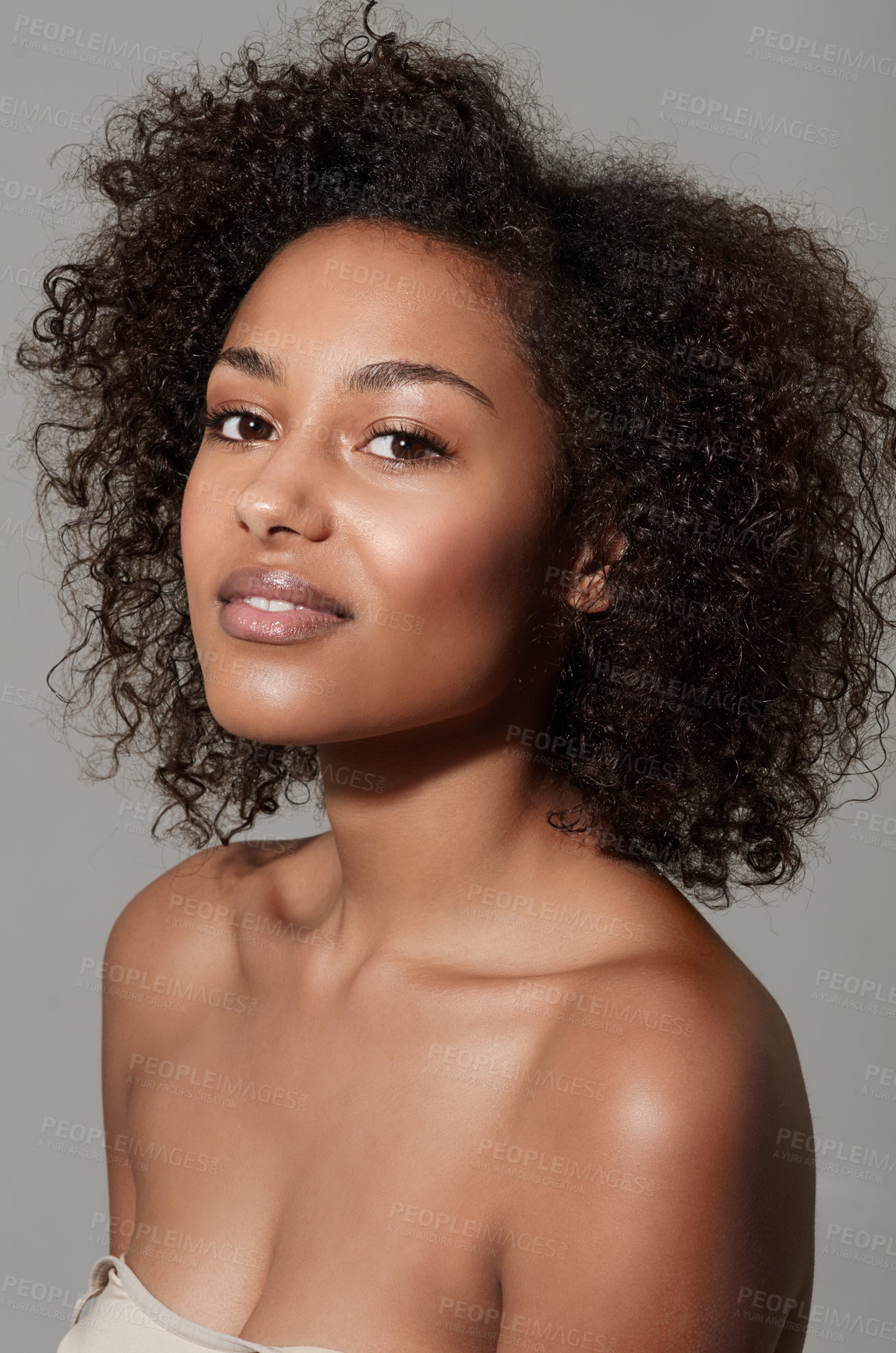 Buy stock photo A beautiful young woman looking at the camera