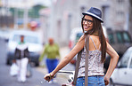 Cycling through the city