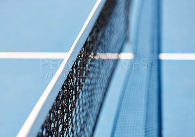 Buy stock photo Close up of a tennis net