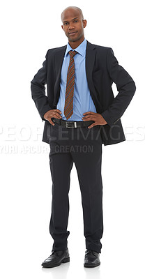 Buy stock photo A confident businessman looking at the camera