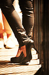 Loving her heels