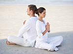 Seaside yoga