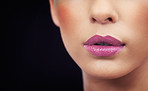 Sensual lips with striking colors