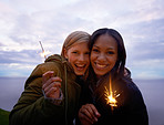 Happy-time with sparklers!