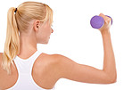 Working with dumbbells