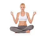She meditates before and after every workout