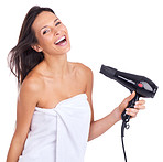The hair-dryer: her favorite beauty equipment