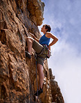You need endurance to be a rock climber!