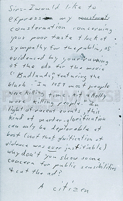 Buy stock photo Parchment, letter and note on document for communication from the Zodiac killer with script, font or handwritten. Paper, writing and historical paperwork with english language, manuscript or message 