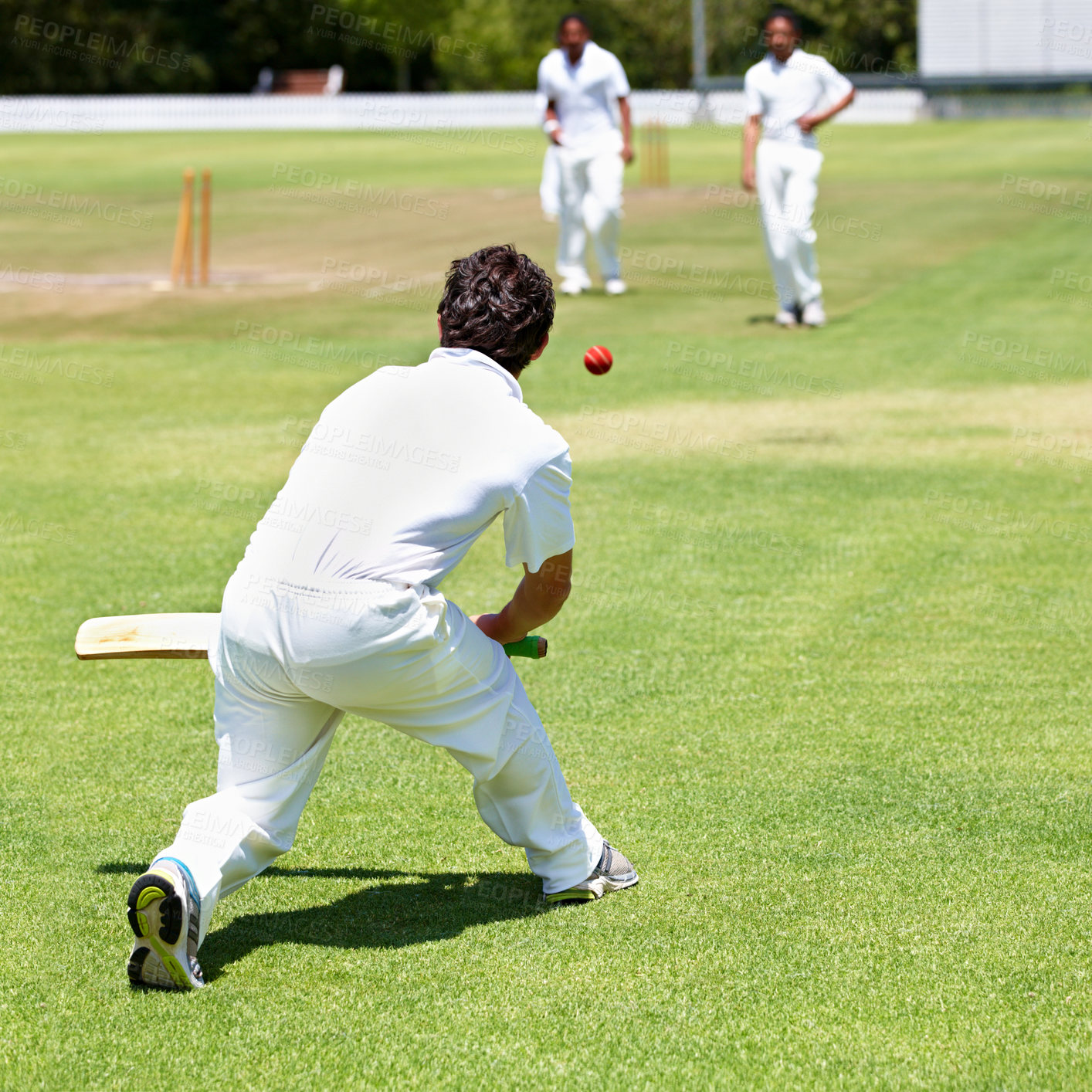 Buy stock photo Cricket, boys and group with training, game and fun with competition and sports with wellness. Batting, teenagers and players with a tournament and fitness with breathing and health with practice