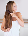 Brushing makes your hair grow faster