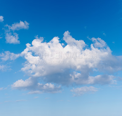 Buy stock photo A photo of white clouds and blue sky